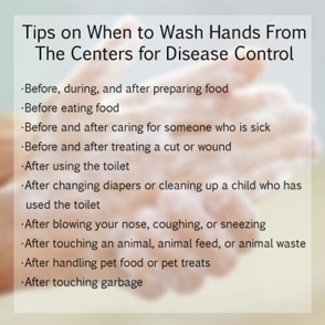Hand Washing Tips