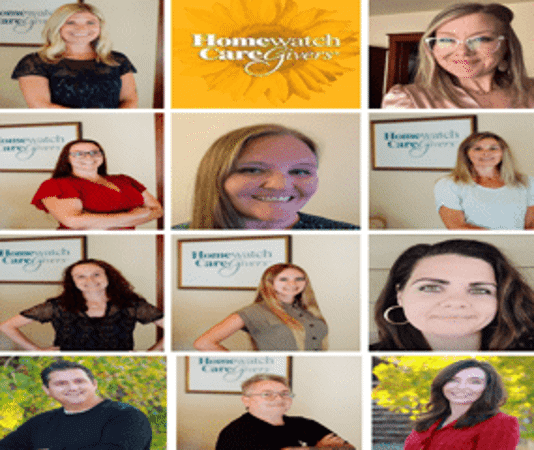 Grid of 11 HWCG staff member photos and logo
