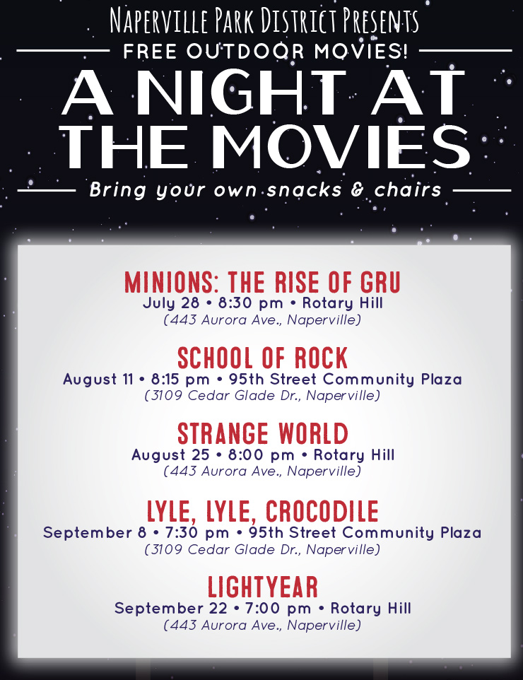 night out at the movies flyer