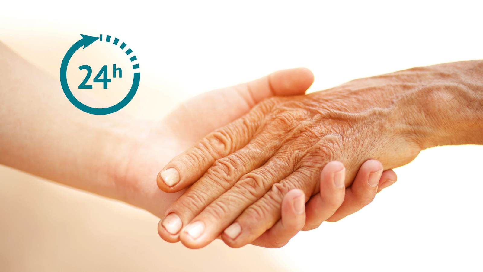 A person holding hands