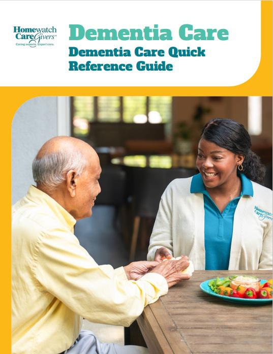 cover to guide on living with dementia in family