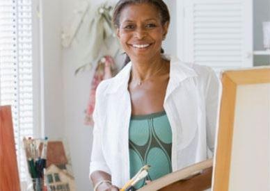 Woman Painting