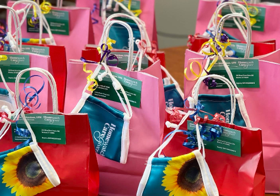Homewatch CareGivers gift bags