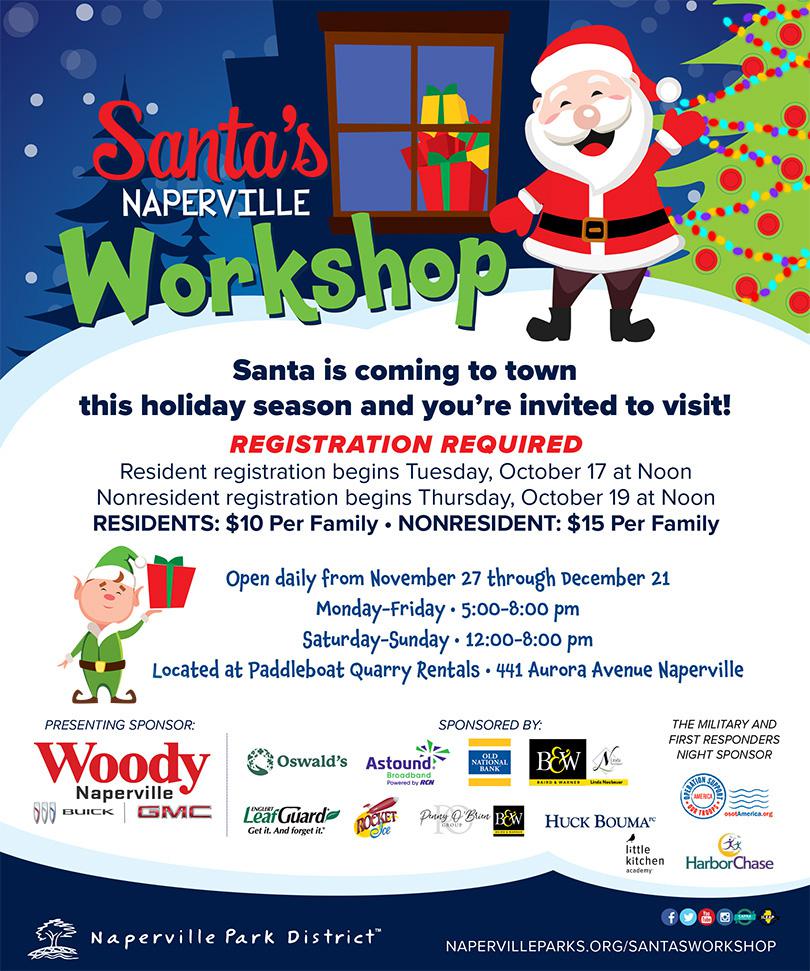 santa workshop poster