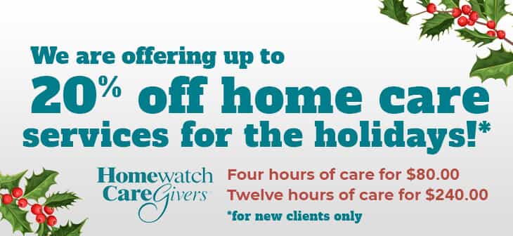 Homewatch CareGivers Fairfax Holiday Prices
