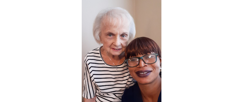 Sydelle and caregiver