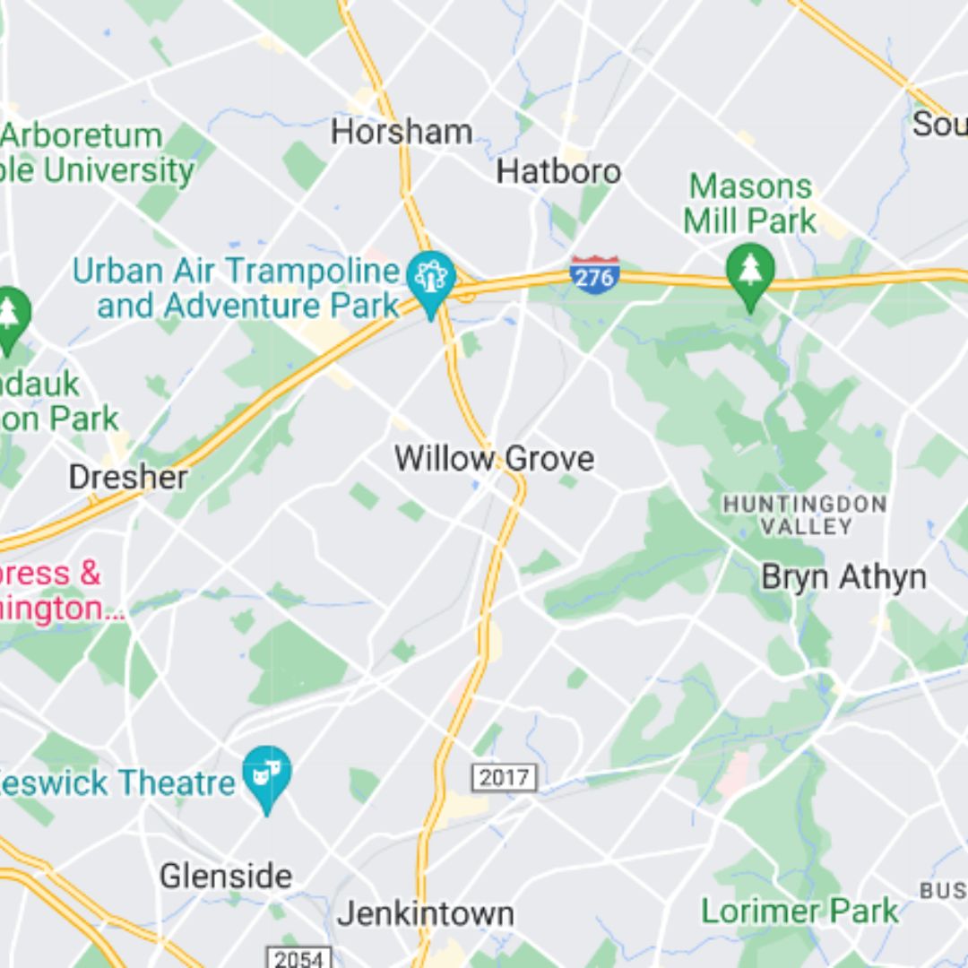 Willow Grove map view