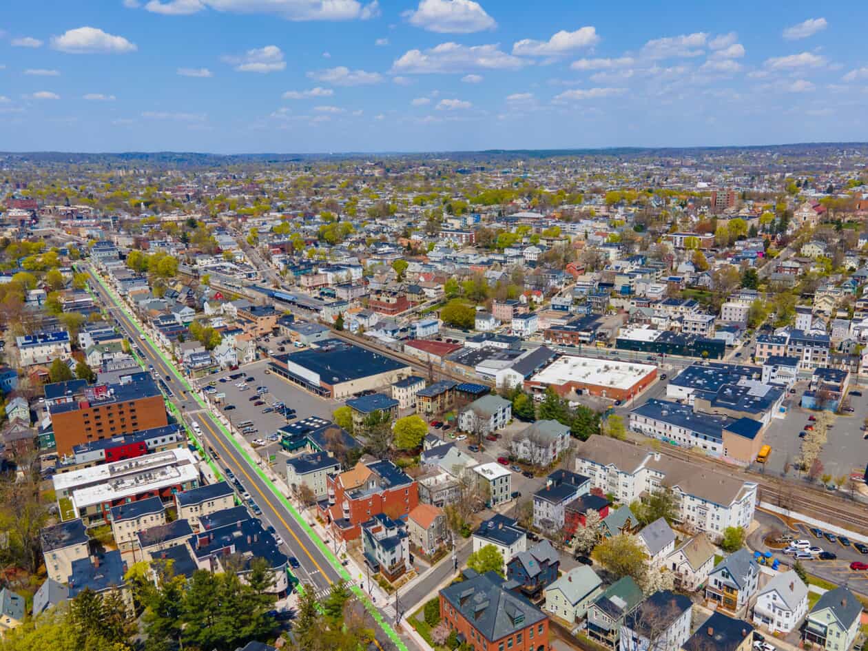 Somerville, MA Aerial view