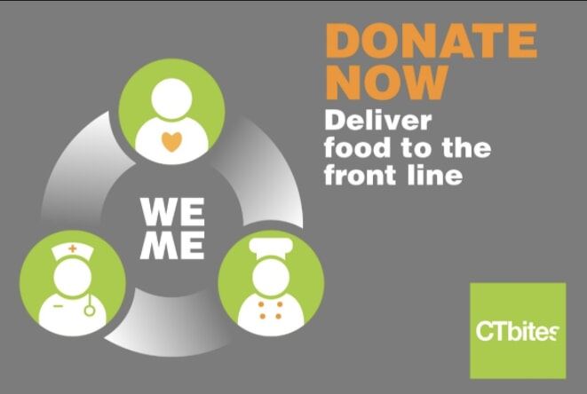 Donate now deliver food to the front line