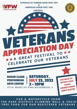 Veterans Appreciation Day poster