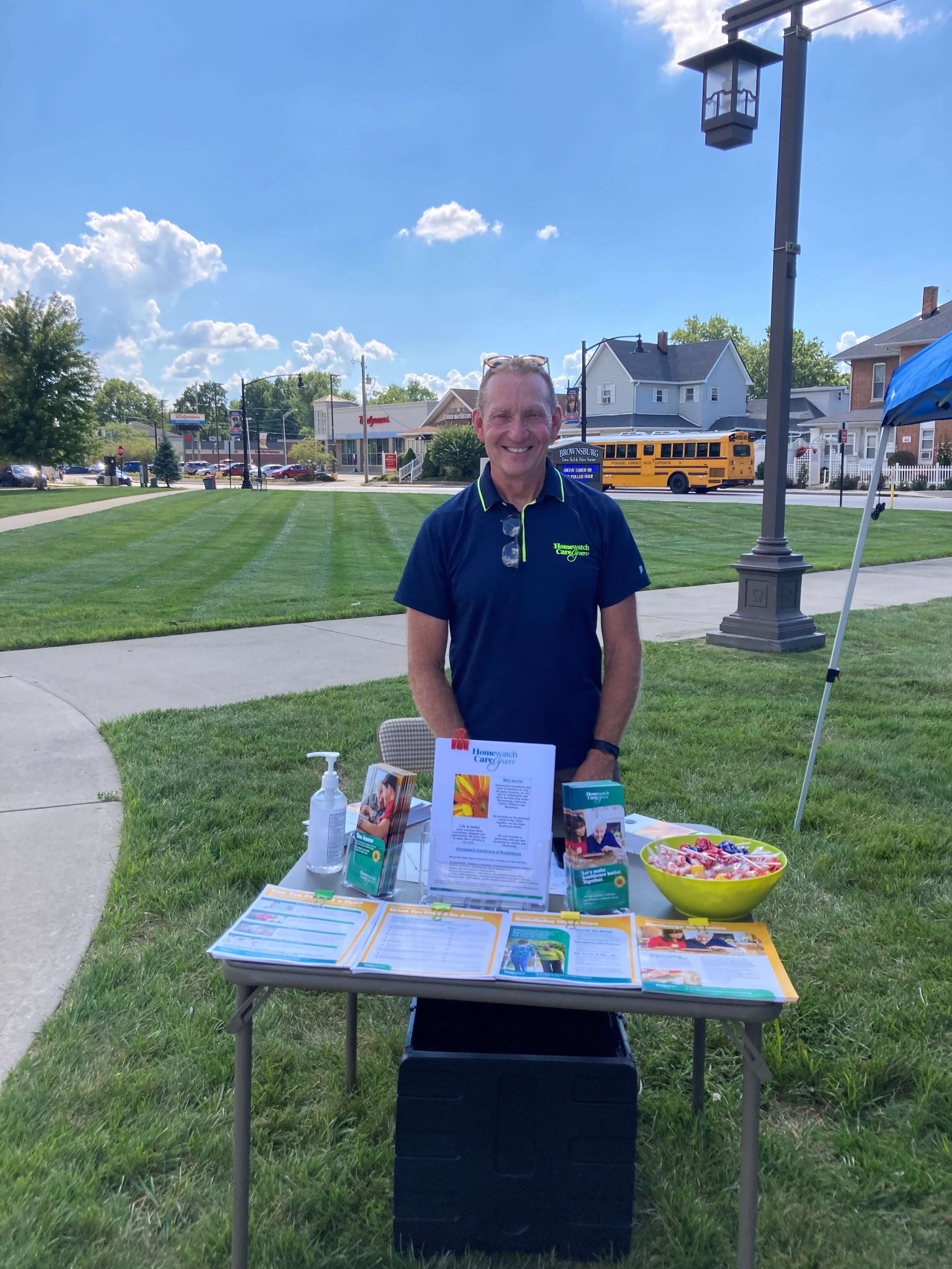 Rick at Farmers Market