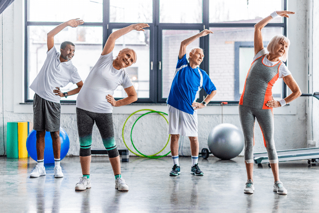 seniors exercising 