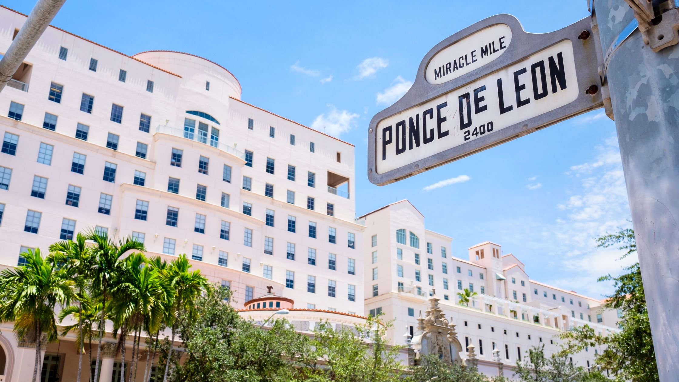 Coral Gables street sign